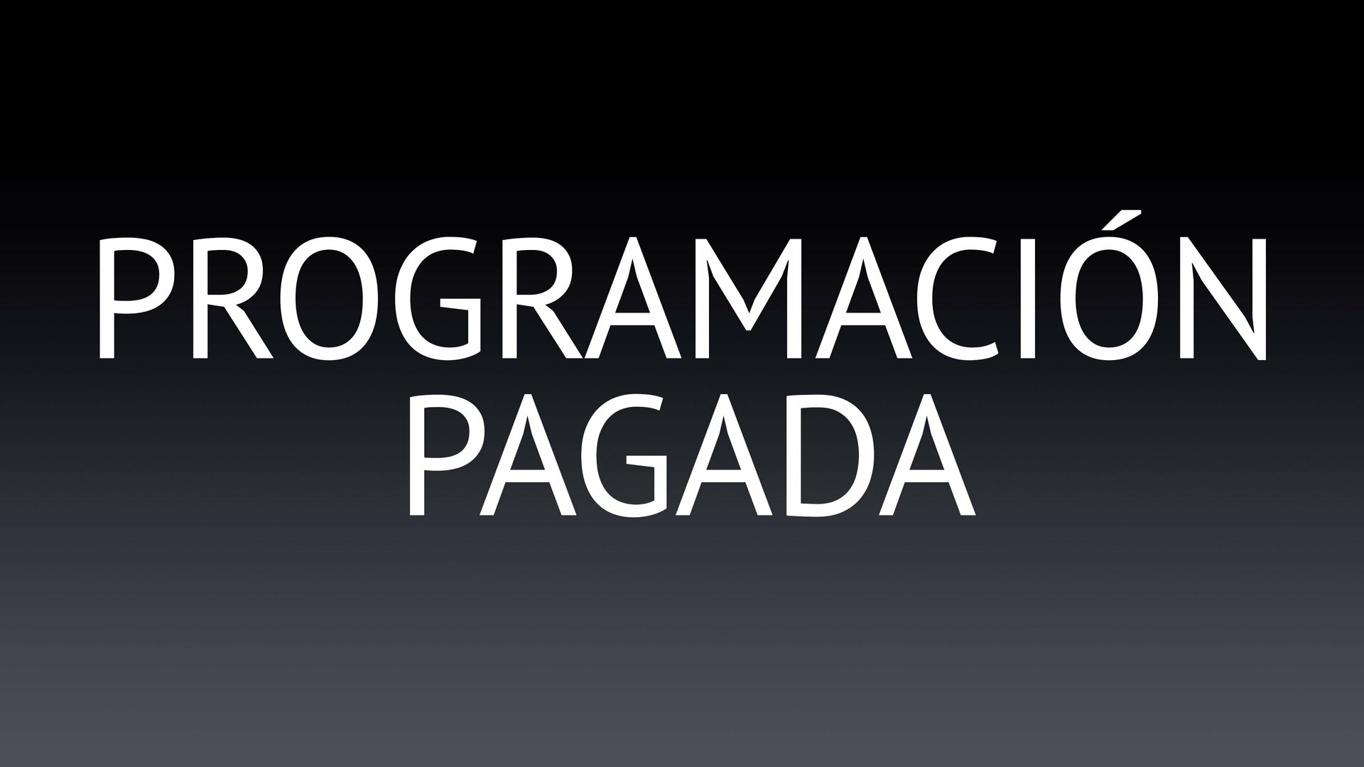 Programa pagado