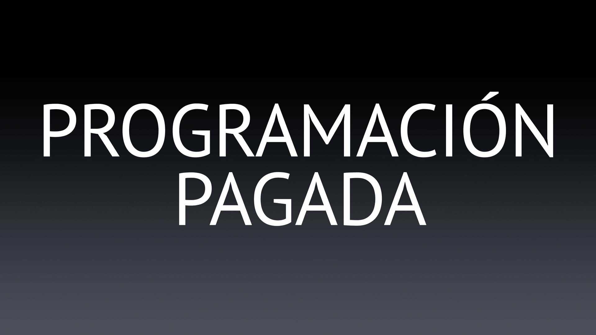 Programa pagado