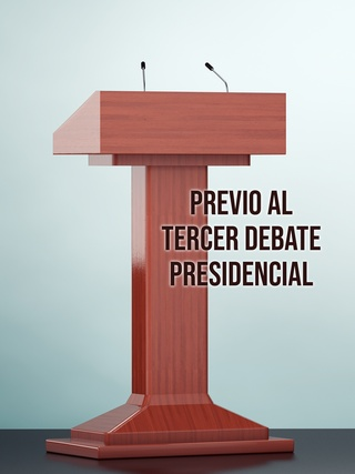 Previo al tercer debate presidencial